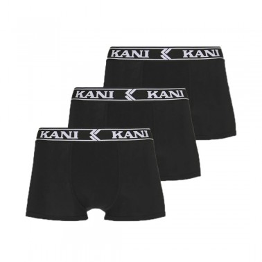 KARL KANI RETRO TAPE 3 PACK BOXER BRIEFS KM233-BB012-001-01-03-BLACK Black