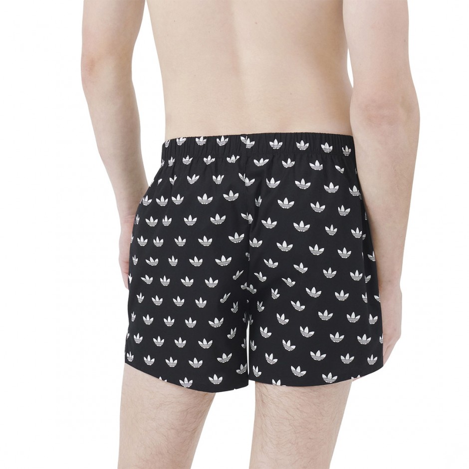 Ανδρικά Εσώρουχα Μποξεράκια Πολύχρωμα - adidas Originals Comfort Core Cotton Icon Woven Boxer 2Pack