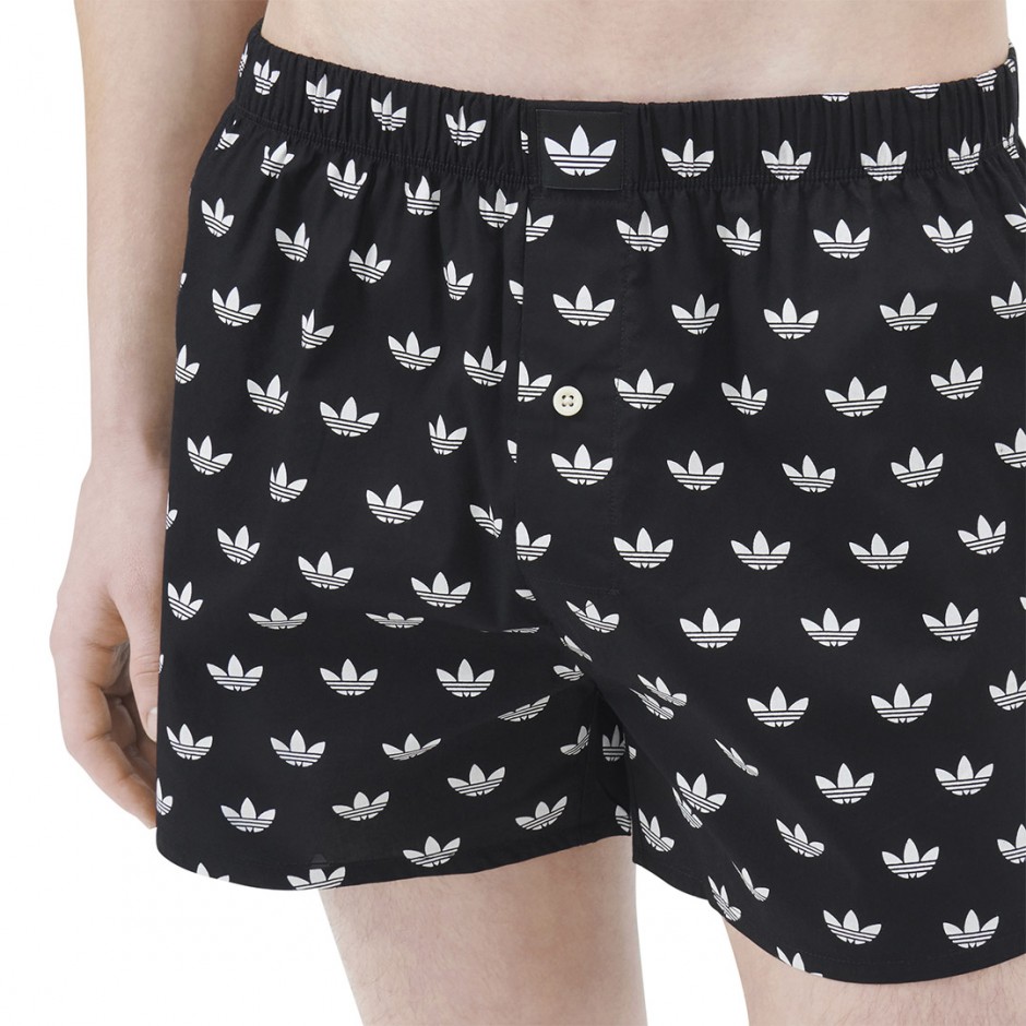 Ανδρικά Εσώρουχα Μποξεράκια Πολύχρωμα - adidas Originals Comfort Core Cotton Icon Woven Boxer 2Pack
