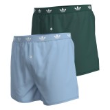 Ανδρικά Εσώρουχα Μποξεράκια Πολύχρωμα - adidas Originals Comfort Core Cotton Icon Woven Boxer 2Pack Εικόνα 