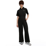 Γυναικεία Ολόσωμη Φόρμα Μαύρη - PUMA T7 Short Sleeved Jumpsuit Εικόνα 