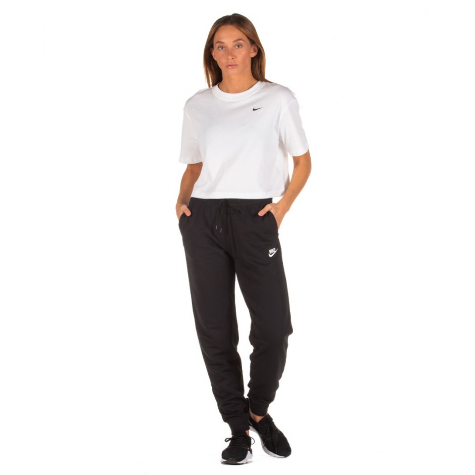 NIKE SPORTSWEAR ESSENTIAL WOMEN'S FLEECE TROUSERS BV4095-010 Μαύρο