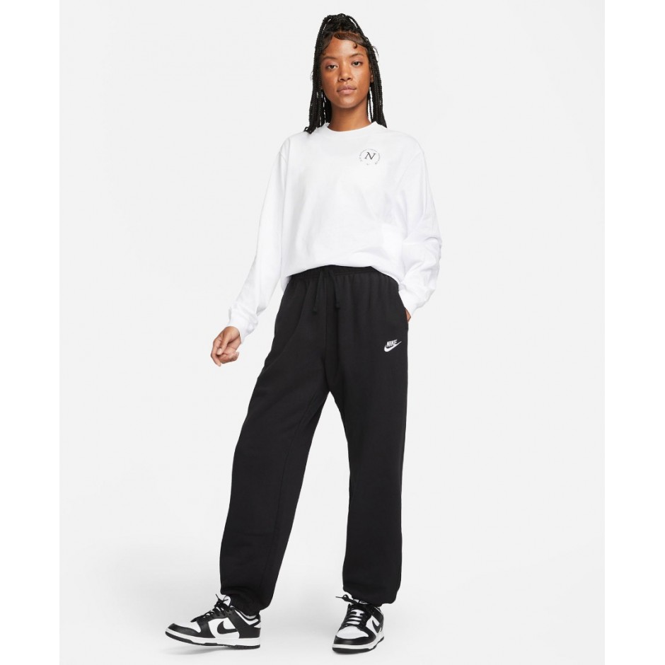 Nike Sportswear Club Fleece Μαύρο - Γυναικείο Παντελόνι Φόρμα 