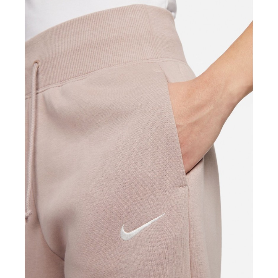 Nike Sportswear Phoenix Fleece Μπέζ - Γυναικείο Παντελόνι Φόρμα