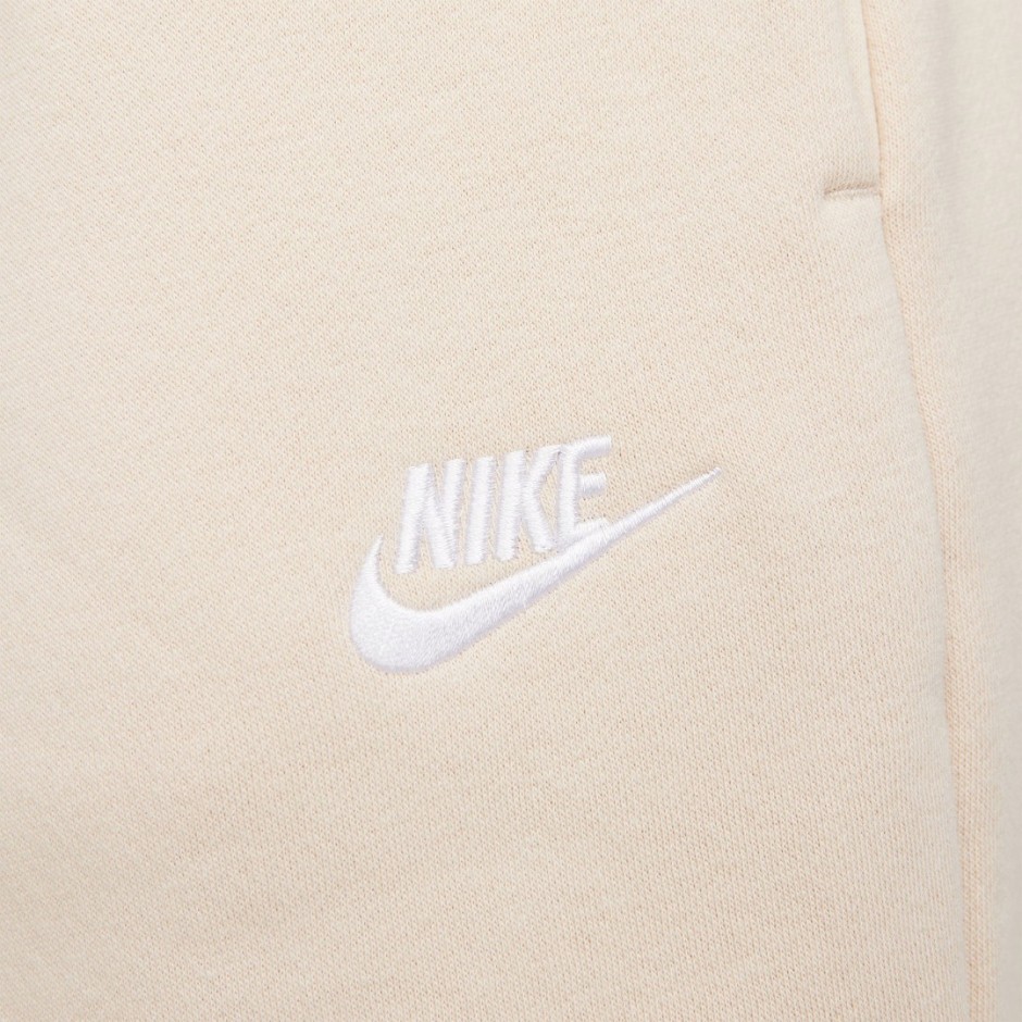 Nike Sportswear Club Fleece Μπέζ - Γυναικείο Παντελόνι Φόρμα 