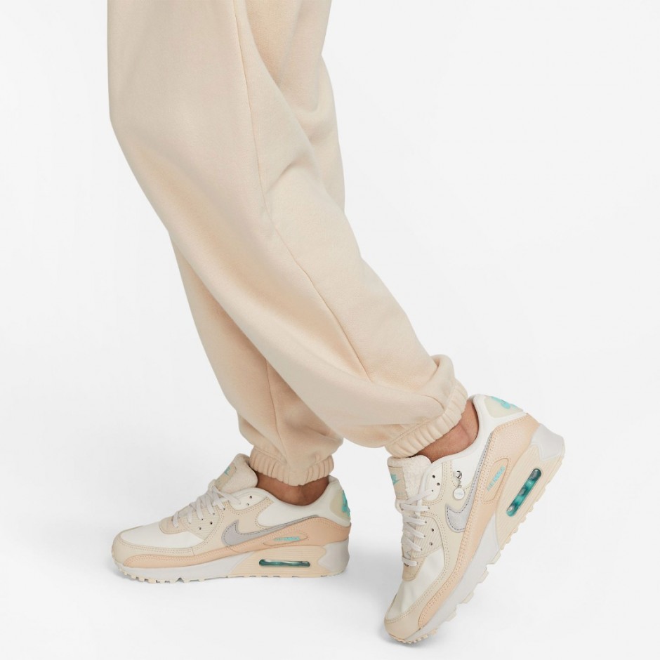Nike Sportswear Club Fleece Μπέζ - Γυναικείο Παντελόνι Φόρμα 