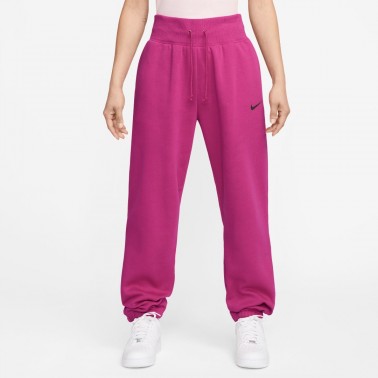 Nike Sportswear Phoenix Fleece Φούξια - Γυναικείο Παντελόνι Φόρμα