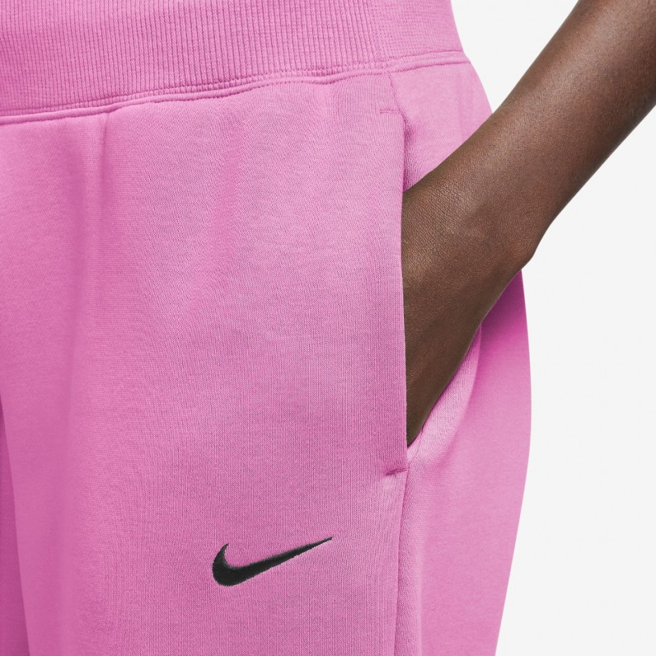 Nike Sportswear Phoenix Fleece Ροζ - Γυναικείο Παντελόνι Φόρμα