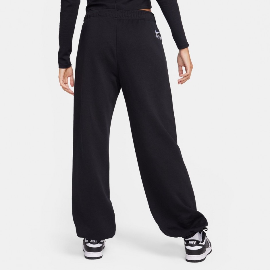 Nike Air Μαύρο - Γυναικείο Παντελόνι Φόρμα Με Λάστιχο