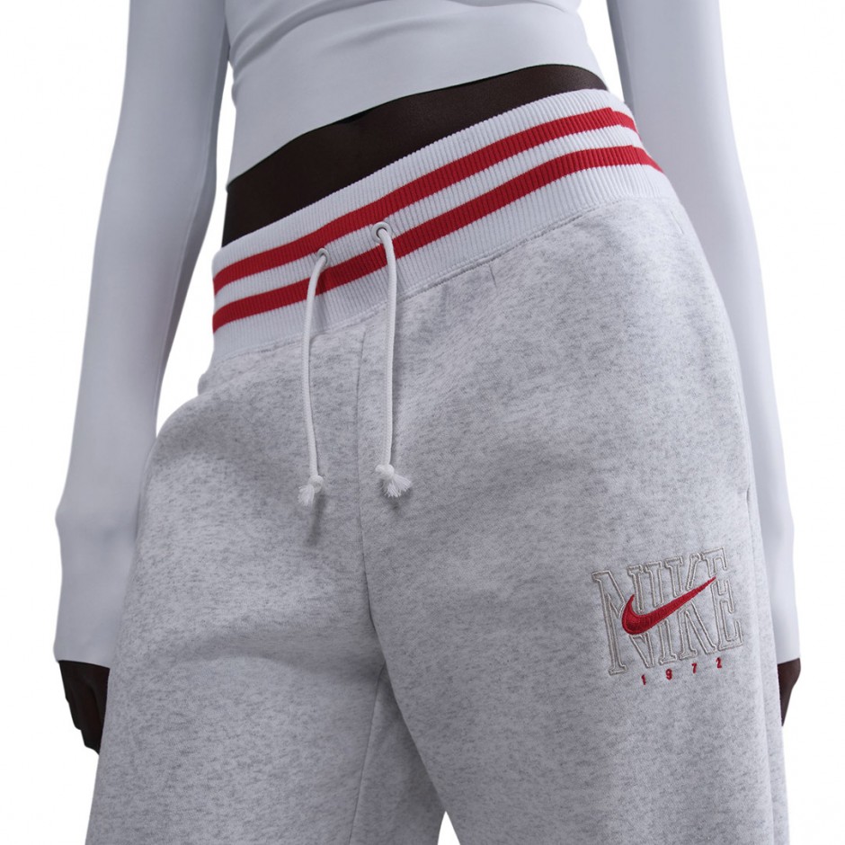 Γυναικείο Παντελόνι Φόρμα Εκρού - Nike Sportswear Phoenix Fleece
