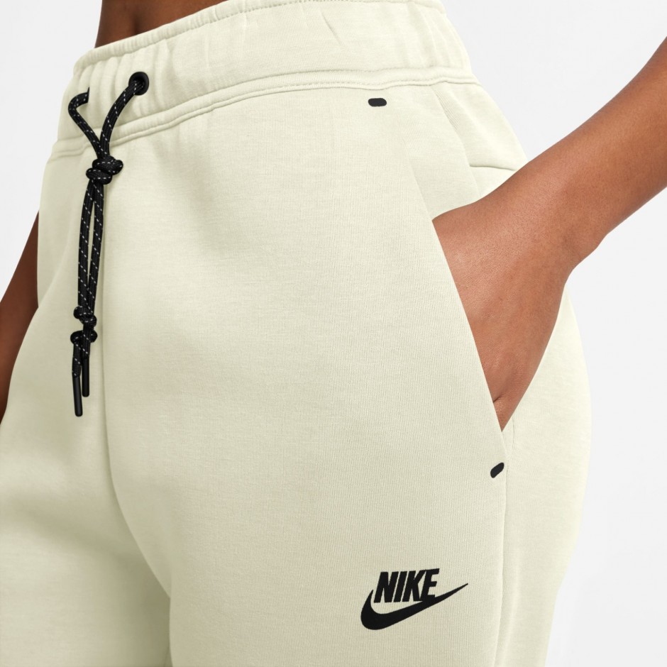 Γυναικείο Παντελόνι Φόρμα Εκρού - Nike Sportswear Tech Fleece
