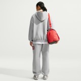 Γυναικείο Παντελόνι Φόρμα Γκρι - Nike Studio Fleece Medium Weight 'Graphic Pack' Εικόνα 4