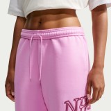 Women's Pants Pink - Nike Studio Fleece Medium Weight 'Graphic Pack' Image 1