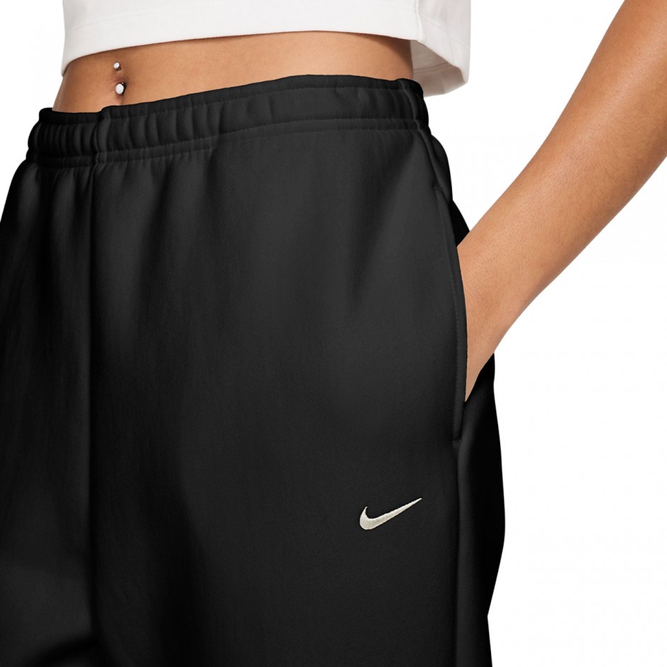 Women's Pants Black - Nike Studio Fleece Heavyweight