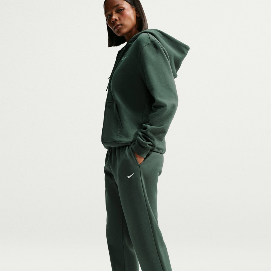 Women's Joggers Κhaki - Nike Studio Fleece Medium Weight