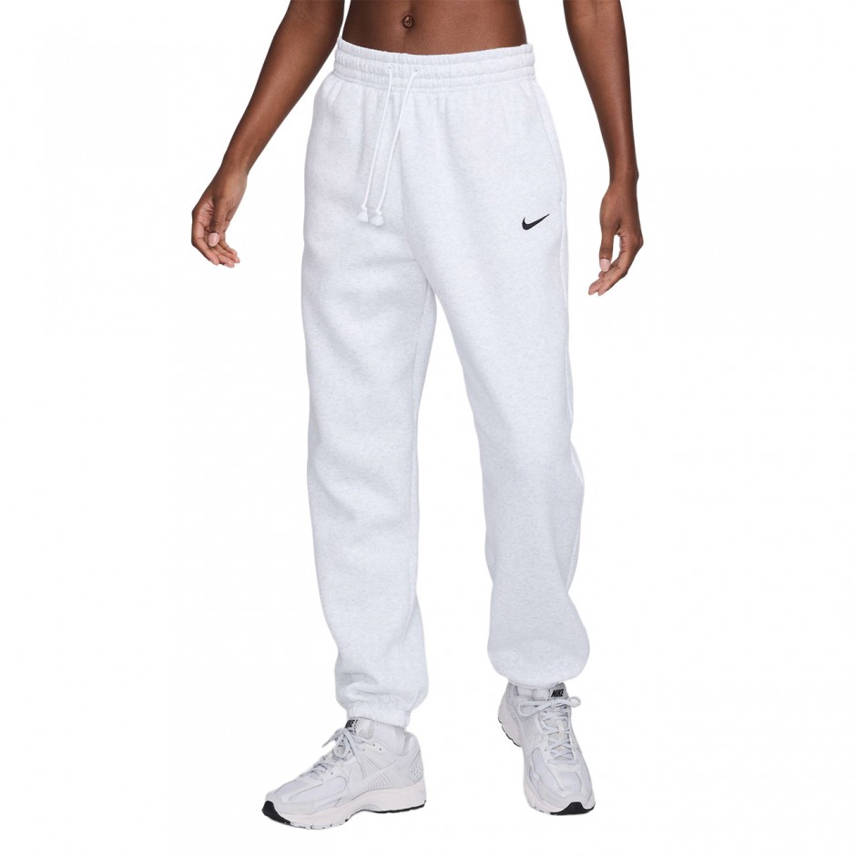 Γυναικείο Παντελόνι Εκρού - Nike Sportswear Phoenix Fleece