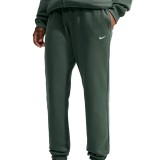 Women's Joggers Κhaki - Nike Studio Fleece Medium Weight Image 