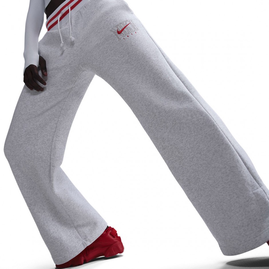 Γυναικείο Παντελόνι Φόρμα Εκρού - Nike Sportswear Phoenix Fleece