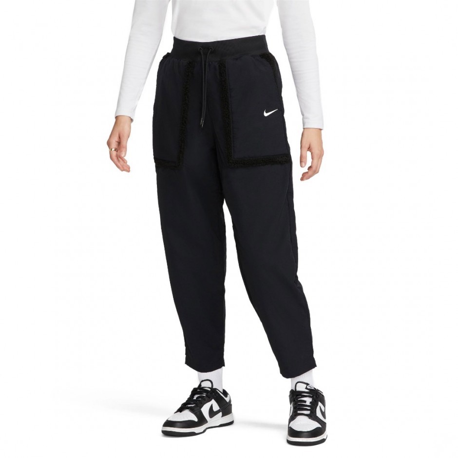 Γυναικείο Παντελόνι Φόρμα NIKE W NSW ESSTL WVN HR WTR PNT CRV Μαύρο DQ6809-010 