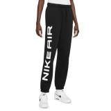 Nike Air Fleece Μαύρο - Γυναικείο Παντελόνι Φόρμα  Εικόνα 