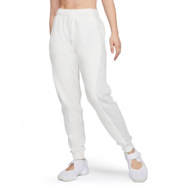 NIKE AIR MID RISE JOGGERS Λευκό