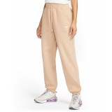 NIKE W NSW PHNX FLC HR OS PANT Μπέζ Εικόνα 