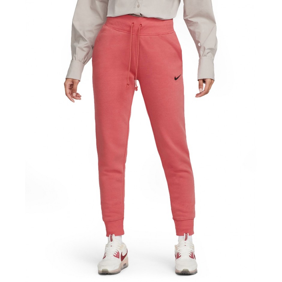 NIKE W NSW PHNX FLC OS CREW PRNT SU Ροζ