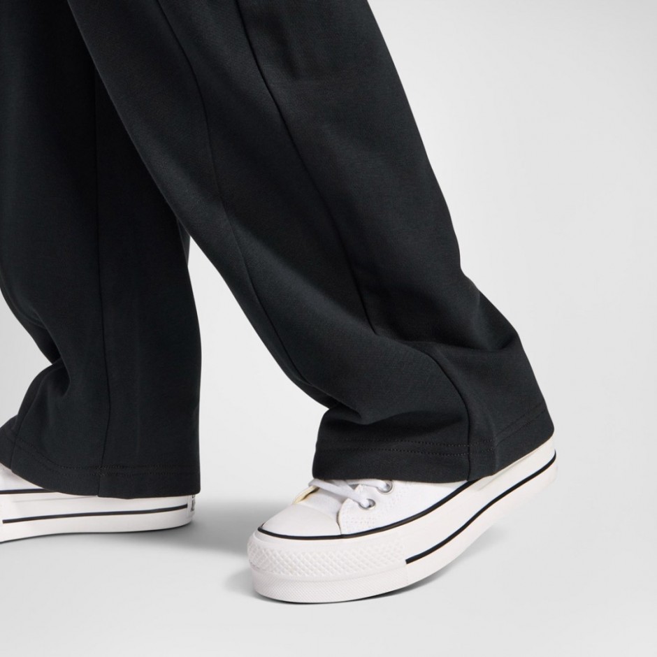 Γυναικείο Παντελόνι Φόρμα Μαύρο - Converse Retro Banana Knit