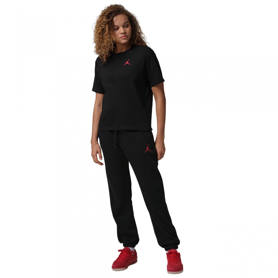 Γυναικείο Παντελόνι Φόρμα Μαύρο - Jordan Jumpman Fleece