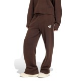 Γυναικείο Πλεκτό Παντελόνι Καφέ - adidas Originals Essentials Knit Εικόνα 
