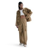 Γυναικείο Παντελόνι Cargo Μπεζ - Nike Sportswear Everything Wovens Εικόνα 4