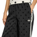 Women's Pants Black - adidas Originals Satin Polka Dots Wide Leg Image 1