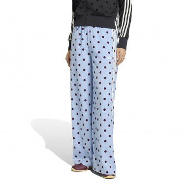 Γυναικείο Παντελόνι Σιέλ - adidas Originals Satin Polka Dots Wide Leg