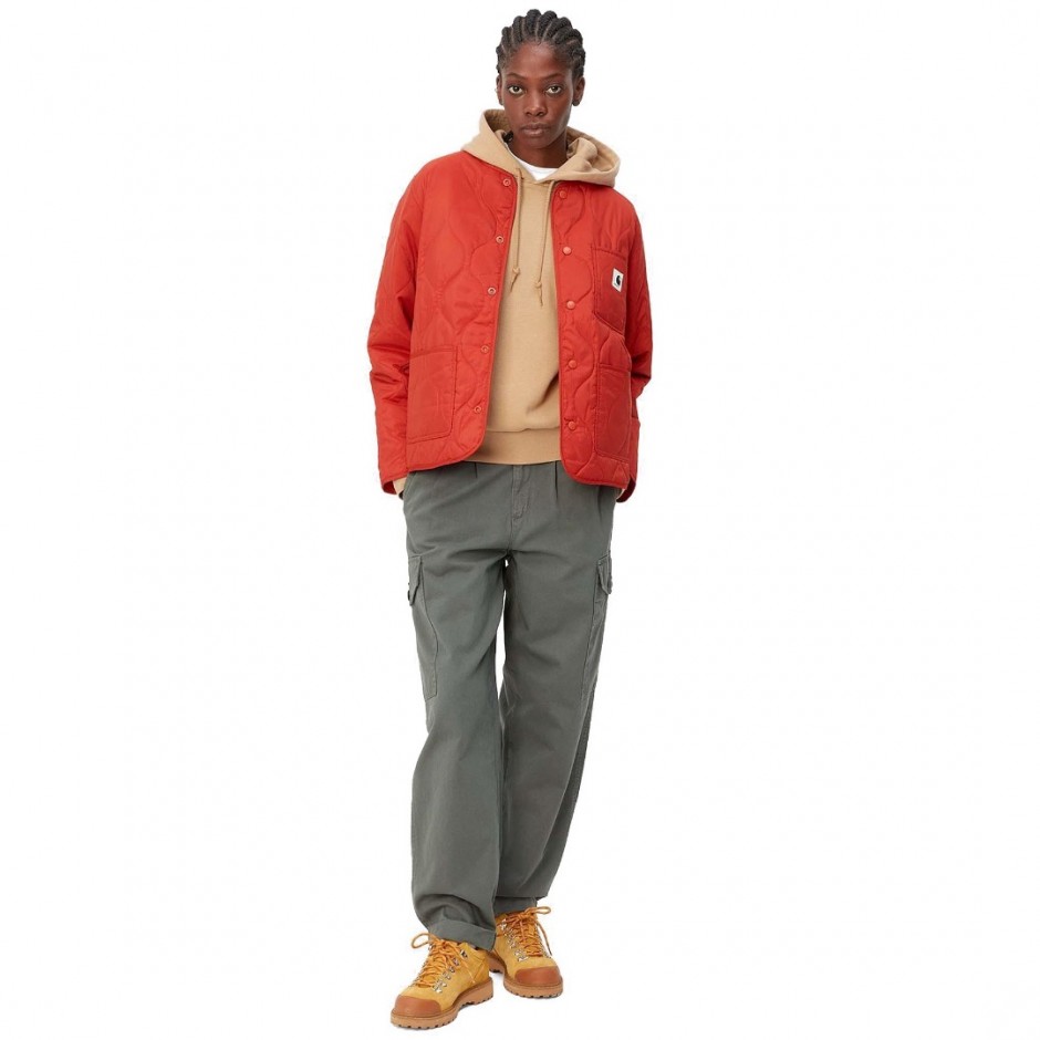 Γυναικείο Παντελόνι Cargo Πράσινο - Carhartt WIP W' Collins