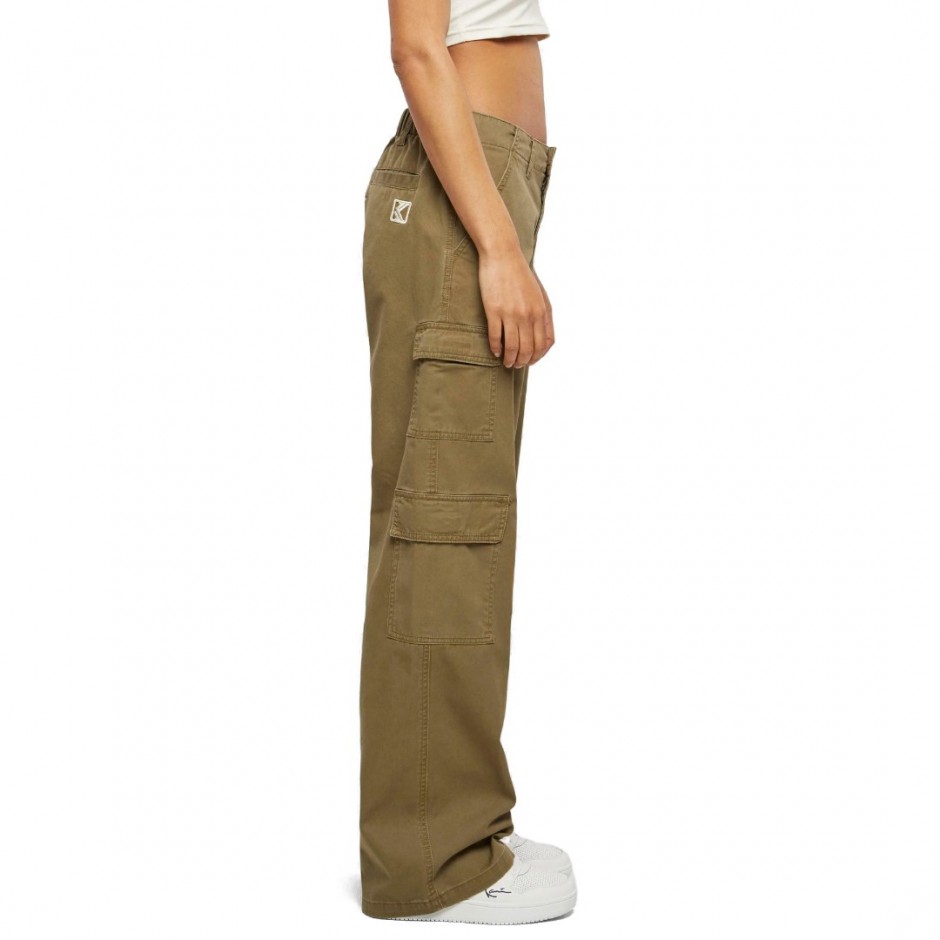Γυναικείο Παντελόνι Λαδί - Karl Kani Signature Washed Cargo