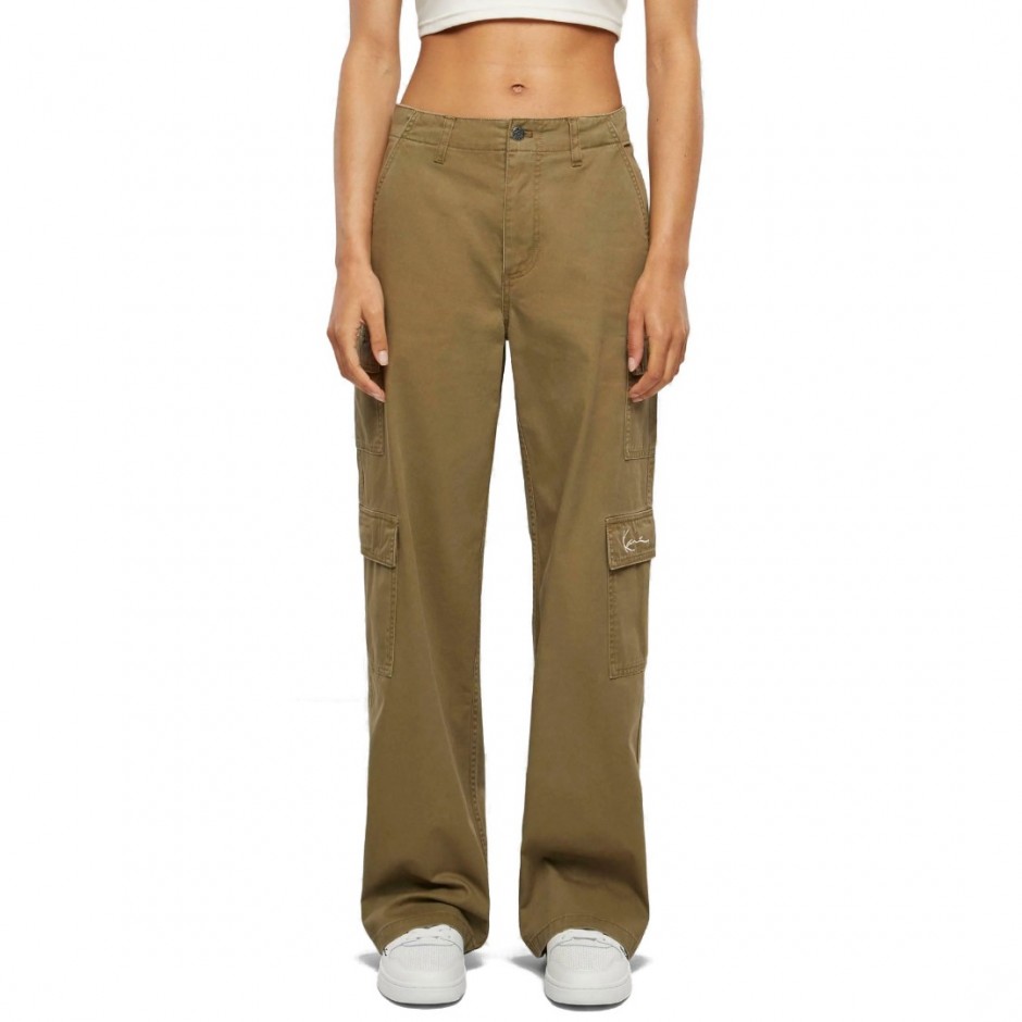 Γυναικείο Παντελόνι Λαδί - Karl Kani Signature Washed Cargo