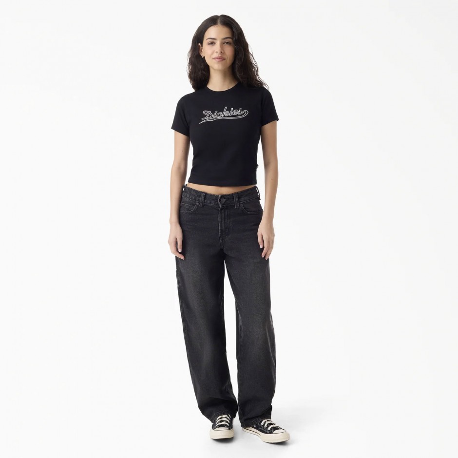 DICKIES 957 LOOSE TAPERED WORK JEANS W DK0A885JL24-L24 Black