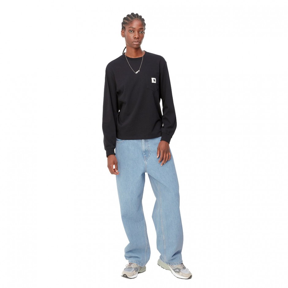 Γυναικείο Παντελόνι Τζιν Μπλε - Carhartt WIP Brandon 