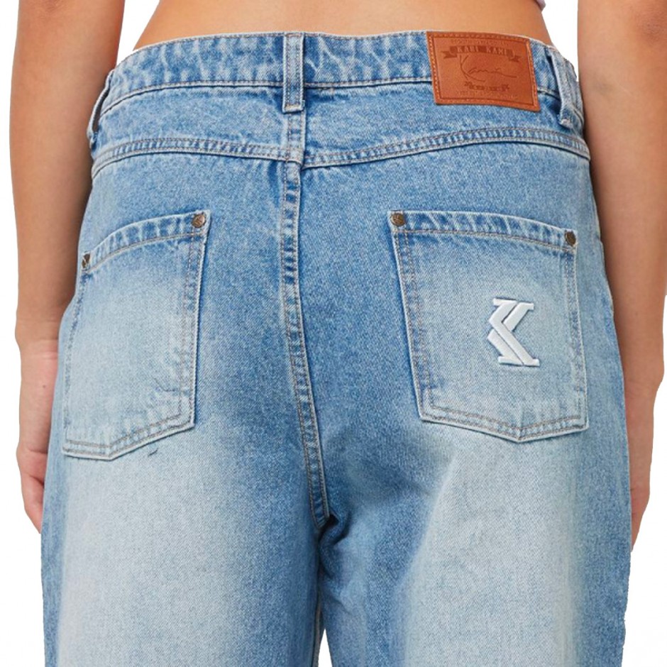 KARL KANI OG FIVE POCKET STRAIGHT LEG DENIM KW-PL081-091-10-LIGHT BLUE Jeans