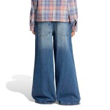 Γυναικείο Παντελόνι Τζιν - adidas Originals Loose Denim Destressed Εικόνα 0