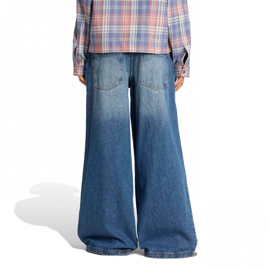 Γυναικείο Παντελόνι Τζιν - adidas Originals Loose Denim Destressed