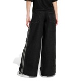 Γυναικείο Παντελόνι Τζιν Μαύρο - adidas Originals Firebird Adilenium Denim Εικόνα 0