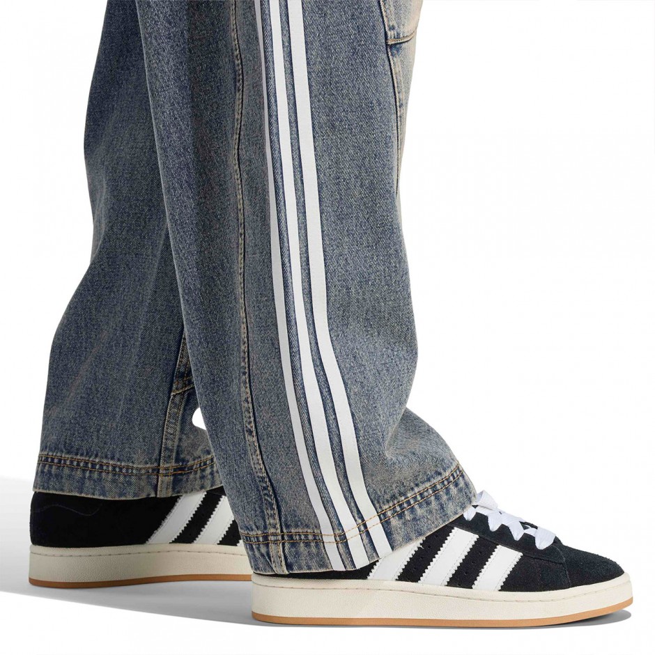 Women's Jeans Blue - adidas Originals Denim Barrel