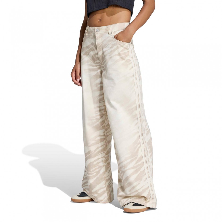 Women's Jeans White - adidas Originals Adilenium Season 6 Zebra Print