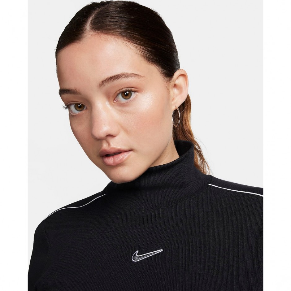 Nike Sportswear Μαύρο - Γυναικεία Μακρυμάνικη Μπλούζα