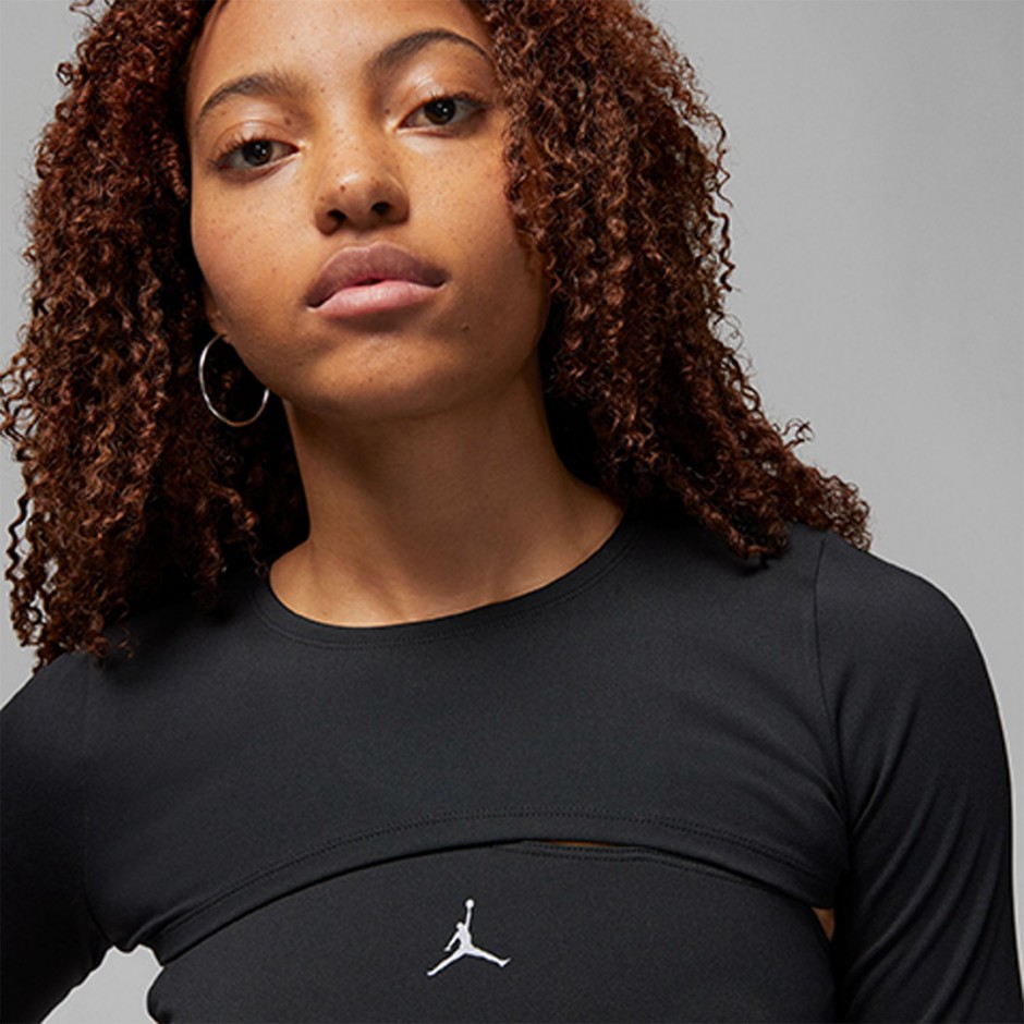 JORDAN W J SPT LS 2IN1 TOP DV1274-010 Black