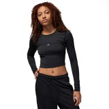 JORDAN W J SPT LS 2IN1 TOP DV1274-010 Black Image 
