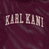 KARL KANI COLLEGE MESH CROPPED LONGSLEEVE KW263-005-1-VIOLET Purple Image 1