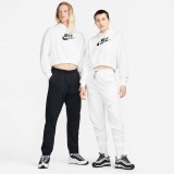 NIKE W NSW CLUB FLC GX CROP HDY DQ5850-100 White Image 2