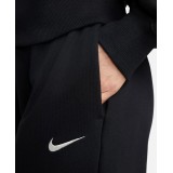 NIKE W NSW PHNX FLC QZ CROP DQ5767-010 Black Image 2